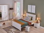 Hanah Home Cama Individual Monte Crema y Roble
